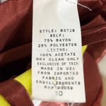 Vintage David's Bridal maxi dress in a burnt orange/brown color. Size 10. Brown Photo 3