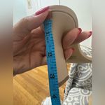 Abound  Size 8.5 Butterfly Kimora Clear Strap Beige Sandal With Rhinestones Heels Photo 10