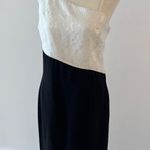 Vintage Scott McClintock Black White Evening Gown Dress Women’s Size 10 USA Photo 4