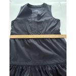 Vineyard Vines Tilly Harbor Seersucker Tiered Dress Small Black Moisture Wicking Photo 12