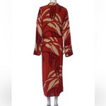 NWOT Johanna Ortiz Beige and Red silk Dress Size 4 Photo 7
