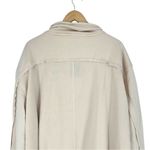 Heyson Cream Raw Hem Sweatshirt Style Open Jacket size 2X Long Sleeves NWT Photo 4