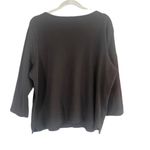 Rafaella Black Jeweled Beaded Long Sleeve Formal Knit Sweater Women Sz 3X Photo 1