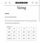 MONROW Revolve Purple Ombre Sweatshirt Top Ruffle Shoulder Cotton Size Large New Photo 9