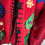 Designer Originals Vintage  Studio Christmas cardigan sweater size large Photo 1