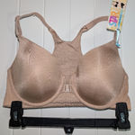 Spanx NWT  Star Power Showgirls Back Smoothing RacerBack Bra 36C Natural Glam Photo 0