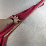 Trina Turk  Sz S Genie Bright Pink Front Slit Lounge Pants Gauze Beachy Vacation Photo 9