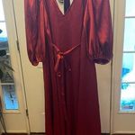 Nwot STINE GOYA BRICK RED DRESS SIZE XS PLEASE SEE MEASUREMENTS Photo 3