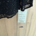 VTG Madison Gray Womens Silk Beaded Top Size 16 Black Formal Holiday Glam Luxe Photo 4