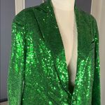 Women’s Green Fully Sequined Prom Party Wedding Pant Suit Set Size XL NWOT Photo 14