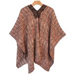 Soft Surroundings  Korra Tweed Beaded Detail Wrap Size OS NEW $100 Photo 2