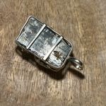 Sterling Silver Wired Wrapped 925  Green Crystal Pendant Photo 6