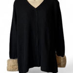 Love Riche ‎Faux Fur Trimmed Sweater Photo 0