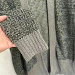 Urban Outfitters Open Cardigan Sz XS Gray Open Face Knit Cotton Oversized Casual Photo 10