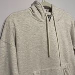 Talbots T by  Cream Pullover Hoodie with Zipper Pockets Small Photo 1