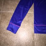 None Blue Fuzzy Sweater Photo 2