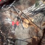 Under Armour  Realtree Camo Hoodie Pink Hunting Outdoors Sweatshirt Women L/XL Photo 2