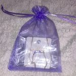 Southern Seoul Light Purple Crescent Moon Necklace Photo 6