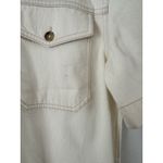 Madewell NWT Denim Boxy Shirtdress In Vintage Canvas Size Medium Photo 9