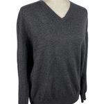 Valentino Jeans Wool Blend V Neck Grandpa Pullover Sweater IT Size 56 Gray Photo 9