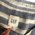Gap  Size XS Sleeveless Maxi Shirt Dress Blue‎ White Stripe Lightweight Nautical Photo 2