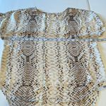 Violet+Claire  women's blouse reptile print size medium‎ 100% polyester Photo 7