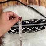 Kenneth Cole Reaction Women Small Faux Leather Purse Crossbody Bag Black & White Photo 7