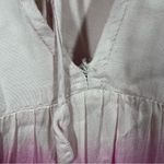 Free People Pink White Sun Up Tie Dye Tunic Top Photo 7