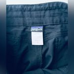 Patagonia  Women Crop Capri Black Pants Hiking nylon blend 4 Photo 1