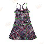 Patagonia  Women’s Sprint Dress Keyhole A-Line Shelf Bra Medium Rainbow Organic Photo 3