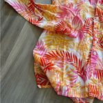Ralph Lauren Vintage Tropical Pink Yellow Orange Button Up Shirt Photo 2