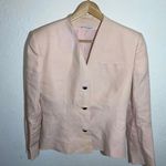 Versace Rare Vintage Gianni 100% Silk Made In Italy Pink Blazer ( 8 ) Photo 0