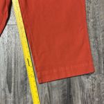 Madewell  Slim Emmett Wide-Leg Crop Pants Plus Size  37P NEW Orange/Rust Pockets Photo 7