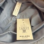 Halara  High Waisted High Low Ruffle 2-in-1 Flare Mesh Maxi Skirt Blue M Photo 4