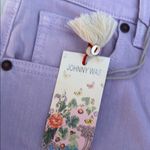 Johnny Was Purple Cropped Ankle Jeans Photo 8