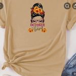 Handmade ‎ Pink October Graphic Sweatshirt Photo 2