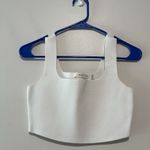 ALC Frank A.L.C. White Vicky‎ Stretch Knit Crop Tank Size XS Photo 1