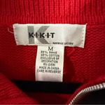 Women’s Ugly Christmas Sweater Vest Terrier Dogs Size Medium Ramie Cotton Tacky Red Photo 4