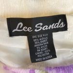 Lee Sands Women’s Orchid and Monstera Print Angora Cardigan Sweater Size 1X NWOT Photo 9