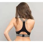 Calvin Klein  Women's Small‎ Lightly Lined Bralette Black/Grey Sports Bra Photo 1