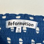 Reformation  Juliette A-Line Dress in Lazuli Size US 10 Photo 5