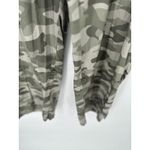 Woman Within Plus Size 28W Convertible Length Cargo Pant Green Camo Pullon Photo 5