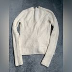 Athleta  creamy white Ribbed Cardigan Sweater XXS Photo 6
