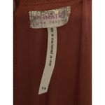 Free People  Rust‎ Eyelash Lace Boho Mini Sexy Beach Slip Dress Size Medium Photo 5