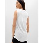 Athleta  Women’s Size XL Breezy Tank White Sleeveless Tank Top Shirt Photo 1