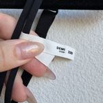 Aerie NWT  Classic Black Soft Bra Size 32 D  T shirt Demi Light Lace Trim Photo 1