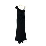 Eliza J Off The Shoulder Fit and Flare Gown Black Sz 4 Cocktail Event Attirre Photo 1