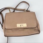 Michael Kors Callie Satchel Crossbody Camel Purse pebble leather Photo 6