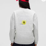Lululemon Big Cozy Oversized Pullover Tennis - XS - Heather ultralight grey Photo 1