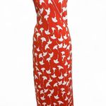 Diane Von Furstenberg  x Target Ginkgo Cherry Tomato Wrap Dress Photo 0